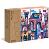 Clementoni - 16218 - My Puzzle - C'era un castello… - puzzle bambini 3 anni, puzzle 24 pezzi - Made in Italy - Play For Future, materiale 100% riciclato