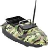 panfudongk Barca per esca da pesca RC Barca Bait Boat telecomando 500 m portata 1 m/s 3 - 4 forza vento ABS acciaio inox leggero 5,79 kg per piscina lago pesca con 2 batterie portatile (camo)