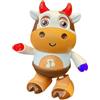 Generic Giocattolo da ballo illuminato - Giocattolo animale ballare, giocattolo musicale di cervo di mucca che ballano | Giocattolo musicale di danza con musica e luci a LED, giocattoli educativi interattivi