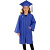 Generic Set Toga e Tocco di Laurea per Bambini 2-12 Anni, Abito Accademico con Cappello e Nappa 2026, Vestito Cerimonia Diploma Asilo Scuola Elementare, Costume Foto Festa Fine Anno (Blue, 6-7 Years)