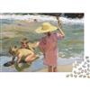 XCOFG Joaquín Sorolla Y Bastida Rompicapo in Legno Per Adulti, Puzzle arte, Puzzles opere d'arte famose nel mondo 1000 Pezzi Giochi Educativi, museo Puzzle Impegnativi, Regalo Per Amore E Amico