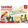 Mazzeo Giocattoli Tavolo multi-game 6 in 1, con piano di gioco e vani porta oggetto, età 3+