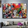 LZQZJD Puzzle da 3000 Pezzi Puzzle per Adulti Monroe E Altre Stelle Puzzle, Graffiti in Legno Astratti Street Pop Art, Ragazzo Ragazza Amico Giocattolo per Bambini