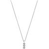 BLUESPIRIT Collana da donna, Collezione B-CLASSIC, in argento 925 rodiato, zirconi, Idee Regalo - P.25B9B30000082