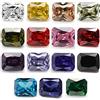 JIANGYUANGEMS 8x10mm Ottangle Cut Cubic Zirconia Stone Loose CZ Pietre Mix 15 Colori Sintetici Gemma 1pcs per Colore Totale 15pcs (8x10mm 15pcs)