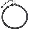 PROSTEEL Cavigliera Donna Acciaio Inossidabile Cavigliere Donna Argento Cavigliera Catena Piatta Donna Argento 22+5cm Regolabile