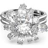 Swarovski Anello da donna 58 argento 32022382, 58, Vetro, Cristallo