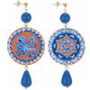IN Lebole Collezione The Circle DOR201 Amalfi Orecchini da Donna in Ottone Pietra Blu…