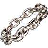 ForFox Bracciale Rune Vichinghe Bracciale a Maglie in Acciaio Inossidabile Titanio per Uomo 14mm 21cm