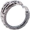ForFox Anello mignolo artiglio del aquila in argento sterling 925 retrò per uomo donna aperto regolabile