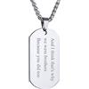GoldChic JEWELRY Collana Uomo Acciaio Collana Personalizzata con Piastrina Militare da Uomo Personalizzato con Medaglietta per Cani Collana Uomo Personalizzata Acciaio Inossidabile con Incisione