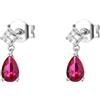 Brosway Orecchini Donna, Orecchini Pendenti in Argento e Passion Ruby | Collezione FANCY - FPR119