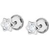 TIME ROAD Orecchini Bambina in Oro 9K LG00195 - Stella - Chiusura a Vite Sicura - Ideale per Comunione o Compleanno