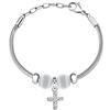 Morellato Bracciale da donna, Collezione Drops, in acciaio, pietra cat eye - SCZ1010