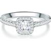 Trilani Solitario da Donna in Argento Sterling 925/-