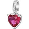 Brosway Charm Donna in Argento e Passion Ruby con Simbolo Cuore | Collezione Fancy - FPR20