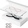 LOVIVER Kit Braccialetto Permanente Bracciale bloccato Fai da Te Regali per Coppie di Moda Creazione di Braccialetti per Compleanno in Spiaggia Matrimonio, 1 Argento 1 Oro Rosa