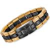 Woodstar (COBRA Bracciale da Uomo in Legno e Acciaio, Gioielli Moda Maschile, Braccialetto Regolabile B19-002