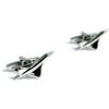 Une Autre Paire de Manches Gemelli, motivo: esercito, aereo e barche e lega, cod. ManchetteArmeeAvionBateau