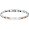 Maserati Jewels Bracciale Uomo in Acciaio, IP oro rosa - JM222AVD04