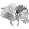 SNHHNSW Eleganti anelli di dichiarazione di fiori grandi per donne bohémien esagerate grandi metallo floreale hip hop punk anello punk moda alla moda cubico