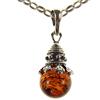 Ciondoli e Pendenti - Cozmos Ciondolo pendente donna in ambra naturale baltica e argento 925 (senza catena)