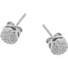 Bluespirit Orecchini da donna, Collezione B-ELEGANTE, in argento 925 rodiato, zirconi - P.25G301001100