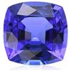 Radheyma Pietra portafortuna di dicembre, tanzanite naturale, eccellente taglio a cuscino, certificata in laboratorio GGTL AAA+, pietra preziosa sciolta unisex (peso della pietra: 6,25 ratti, 5,50
