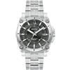 Bulova Orologio analogico classico da uomo con cinturino in acciaio inox 96B417, argento, Bracciale