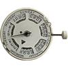 CHICHIYANG Orologio al quarzo Movimento da polso con batteria Analogico @3 ore Data Orologio Movimento Orologio Accessori per ISA 1198, bianco, Cinturino
