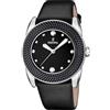 Festina Orologio Donna Analogico Cinturino in Pelle Nera - Quarzo - Vetro minerale alta resistenza - Impermeabile 5 ATM - Elegante, classico e vintage - Special Prices F16591/9