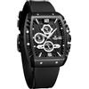 NAVIFORCE Orologio sportivo cronografo impermeabile per uomo, cinturino in silicone colorato, orologio da polso al quarzo con data automatica