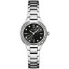 Bulova orologio donna acciaio quadrante nero con diamanti 96r207