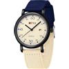 BIEWO Orologi da uomo unisex militare sportivo cinturino in nylon elegante luminoso moda analogico al quarzo per uomo impermeabile militare tattico casual orologio da polso per regalo