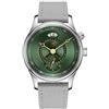 SEAKOSS Red Star Orologio automatico da uomo 40 mm Gabbiano ST1716 Movimento 5 ATM Orologio meccanico a pulsante, calendario cristallo zaffiro vintage orologio da uomo, verde, Cinghia
