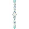 HIP HOP Orologio DONNA DREAM IN COLOUR quadrante MONO-COLORE BIANCO movimento SOLO TEMPO - 3H QUARZO e CINTURINO SILICONE CON TESSUTO MULTICOLORE HWU1140