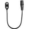 Sunydog NUOVO 1PCS Clip Convertitore per Batteria da 9V con Spina Snap da 2,1mm * 5,5mm per Effetti Chitarra - Un Alimentatore Spot