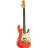 EKO GUITARS - Aire Relic Fiesta Red, Chitarra Elettrica della Serie Original Relic, Corpo in Pawlonia, Manico in Acero Americano Roasted,Tastiera in Eko WPC, Colore Fiesta Red