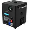 CAIYGG Macchina per scintille, 700 W, portatile, per palcoscenico, effetto speciale, altezza di iniezione regolabile, quattro spie di controllo, telecomando o DMX