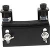 FRCOLOR Piattaforma per Grancassa in Metallo Nero Resistente per Batteria, Accessorio per Sollevare e Regolare Altezza del Basso, per Concerti e Studio
