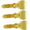 SUPVOX Viti per Collo Sassofono e Finitura Design Ergonomico Set 3 Pezzi in Metallo Color Oro per Accessori Musicali di Ricambio