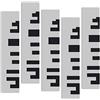 Keyhelm Pannello Fonoassorbente Wave Wood MDF Skyline verniciato RAL 7047 - Pacco da 5 (Grigio tele 4)