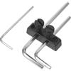 LOLIPPYY Supporto Porta Chiave per Chitarra Affidabile in Metallo Nero Set 1 Facile Installazione per Manutenzione e Regolazione del Capotasto