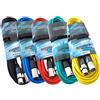 keepdrum MC-001XX - Set di 5 cavi per microfono, 6 m, colore: XLR