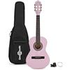 gear4music Pacchetto con Chitarra Classica 1/2 Junior di Gear4music Rosa
