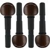 Wittner 272111L04P, set di 4 vortici per violoncello 4/4-7/8, Ø 15,5/1:25, palissandro, confezione da 4, made in Germany
