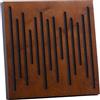 Bluetone Acoustics WaveFuser Wood - Pannelli acustici in legno naturale, pannelli fonoassorbenti, schiuma acustica 50x50x5cm
