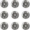 FUNFANG 50 Campanelle per Tamburello, Argento, Acciaio Inossidabile