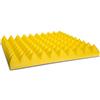 keyhelm s.r.l. Pannello Fonoassorbente Piramidale 6cm Verniciato Giallo zinco - 50x50cm - Pacco da 4(1m²)