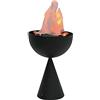 Eurolite 060165 FL-201 - Simulatore di fiamma, colore: Nero